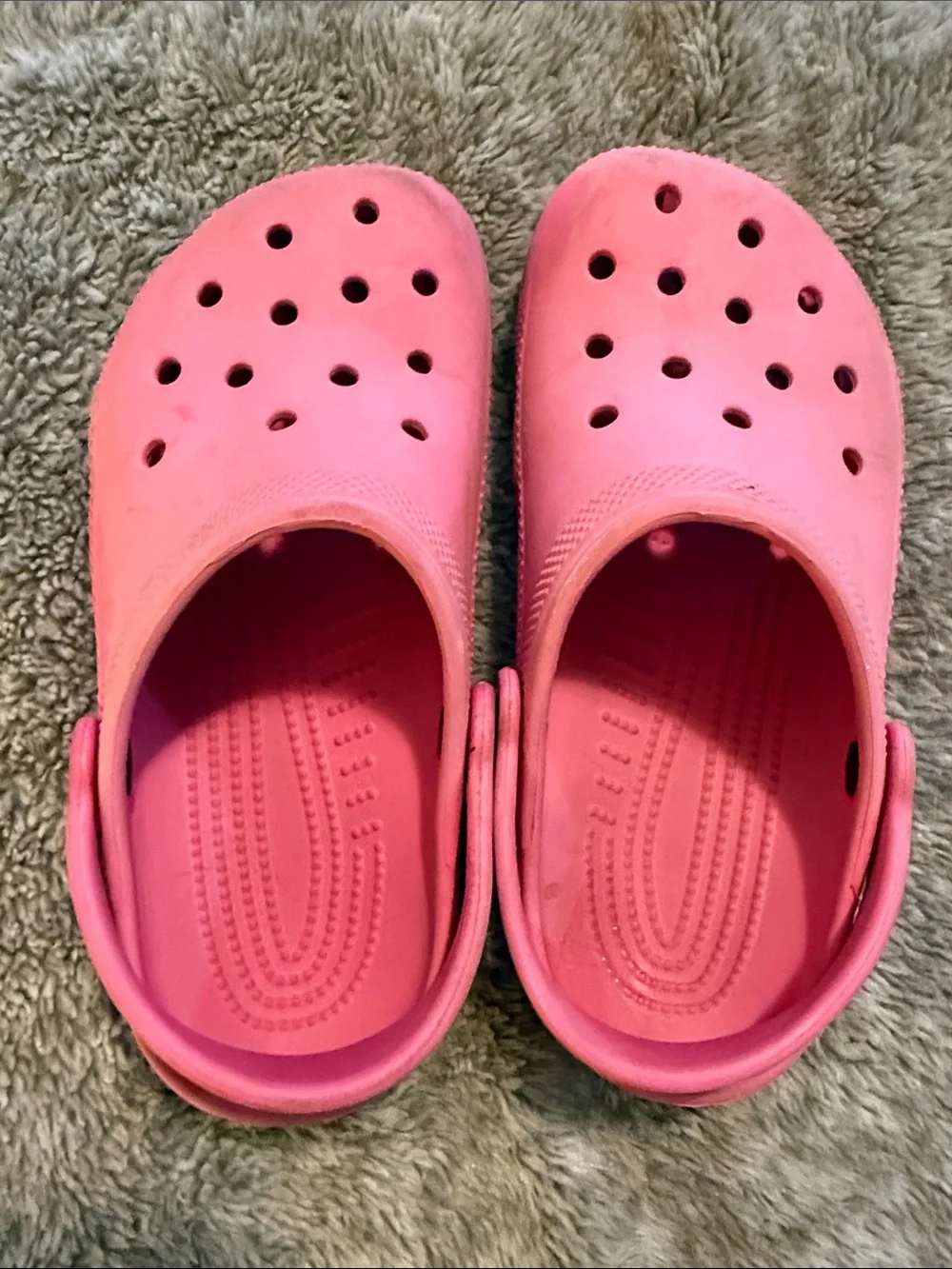 Pink Crocs Classic Clogs Size J3